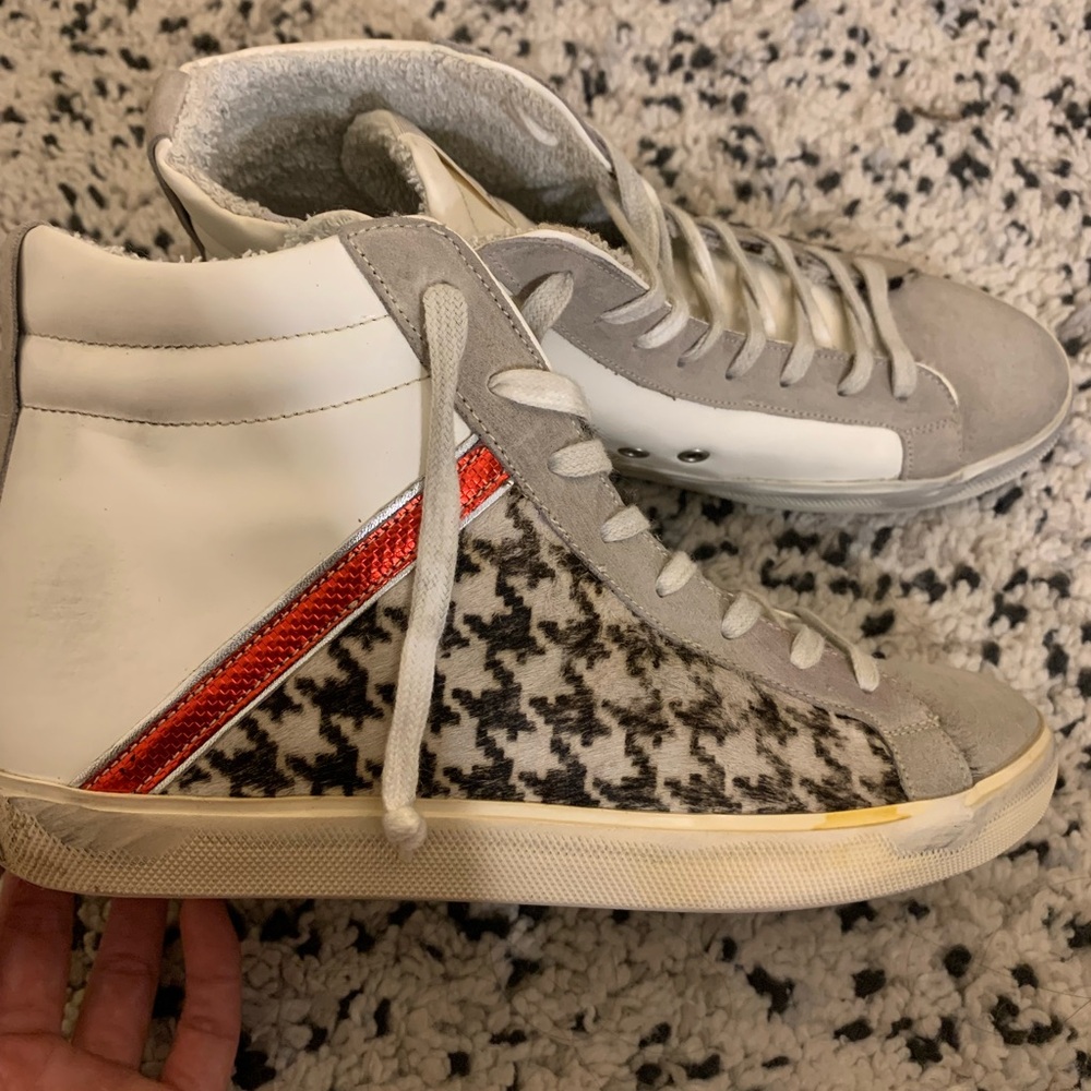 Leather Crown Sneakers